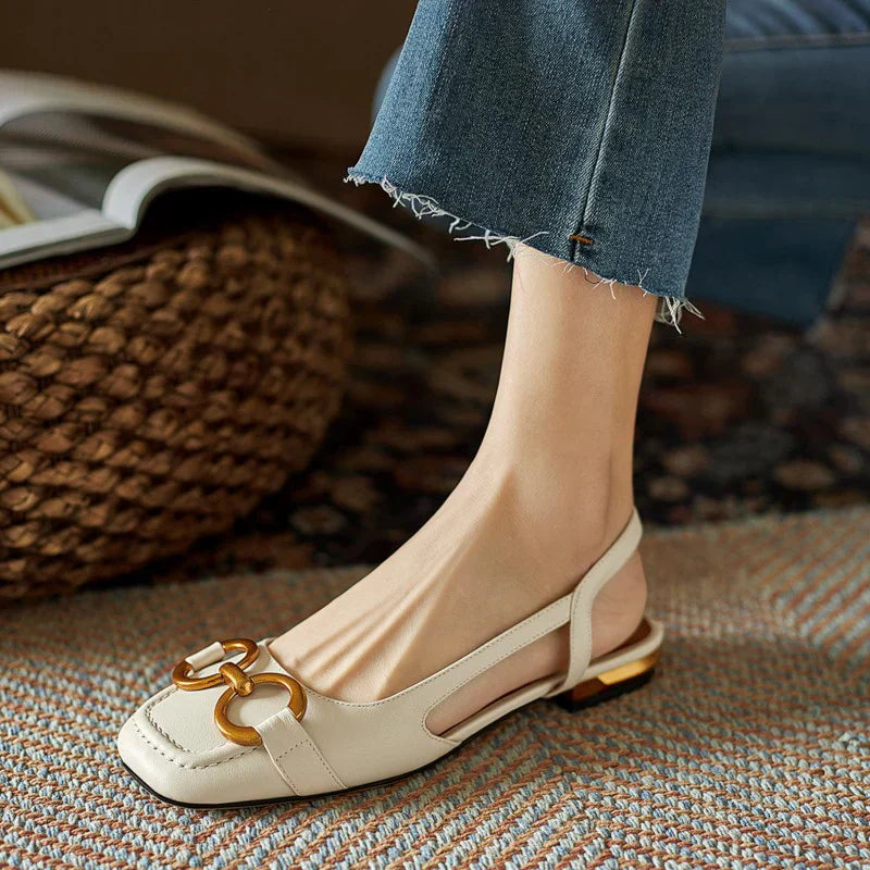 KROHN-E Damen Elegante Sandalen mit verstellbaren Riemen und gepolsterter Sohle