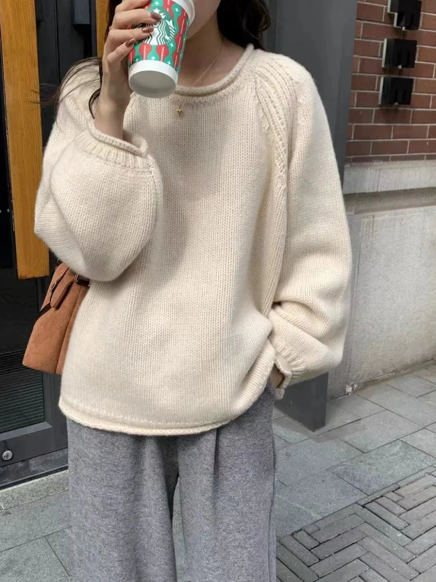 Krohn-e | Übergroßer Strickpullover für lässigen Komfort
