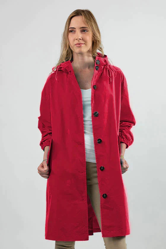 Krohn-e | Schicke Weiße Regenjacke