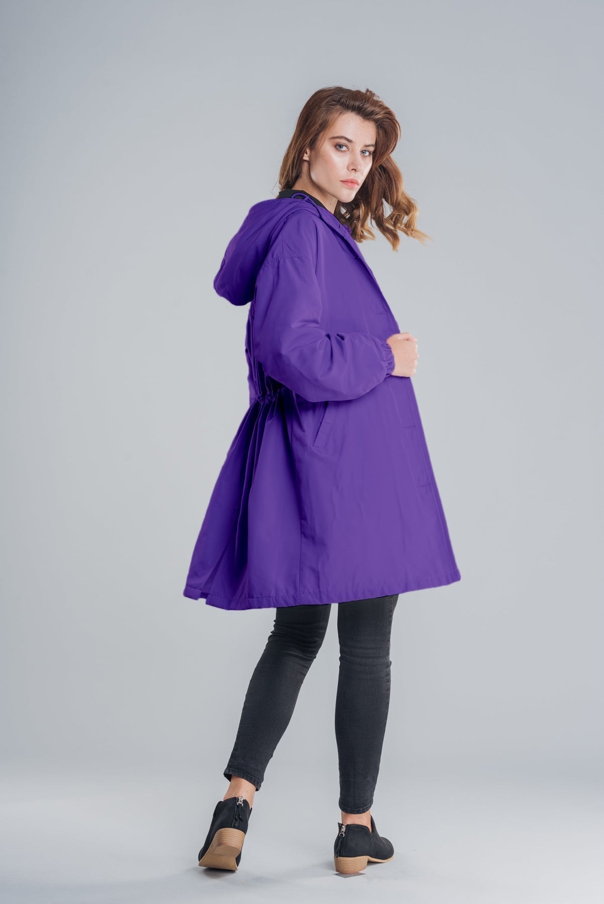 Krohn-e | Wasserdichte Atmungsaktive Regenjacke Mit Kapuze Für Damen