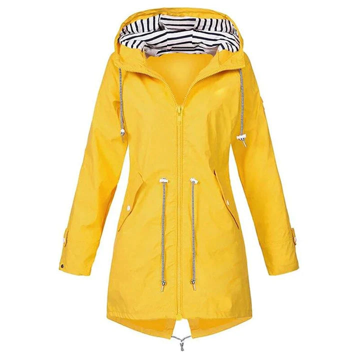 Krohn-e | Wasserdichte Regenjacke Mit Kapuze Für Damen Stilvoll & Outdoor Tauglich