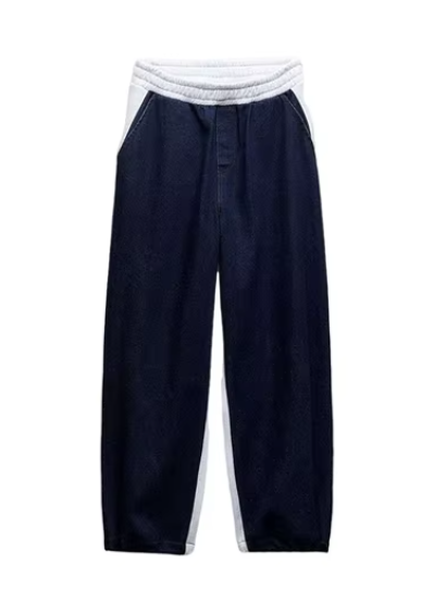 Danna Damenhose Set aus Jeans mit Splissen