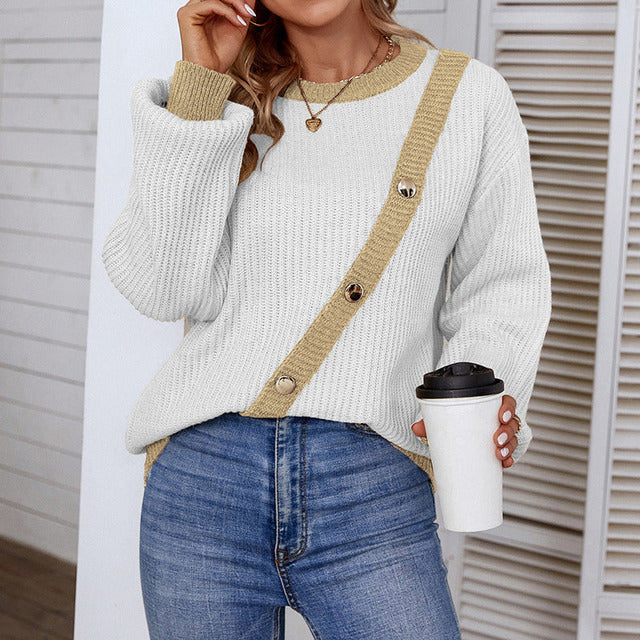 Krohn-e | Pullover in Kontrastfarben