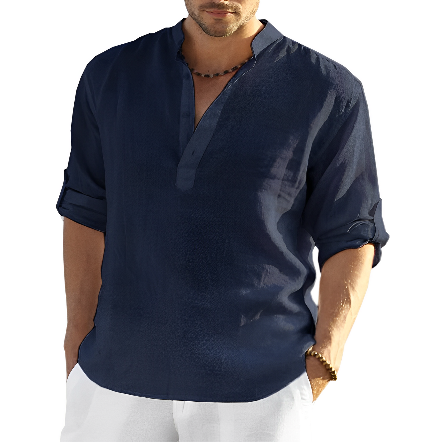 Andrew – Männer-Leinenhemd