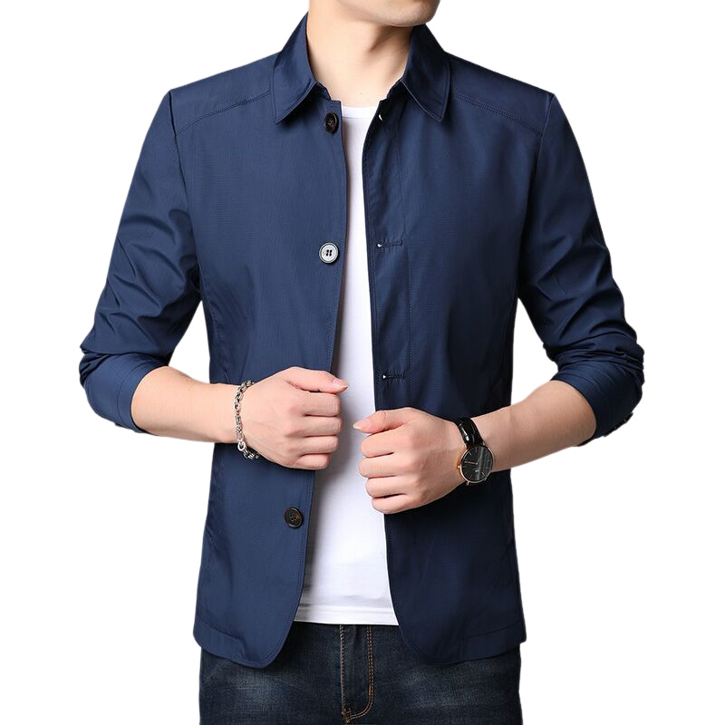 Krohn-e | Casual, Lockere, Winddichte Jacke für Männer
