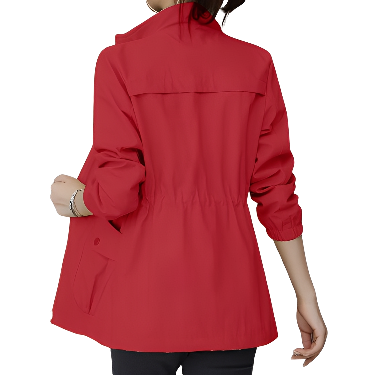 Krohn-e | Stylische Jacke mit verstellbarem Bund für Frauen