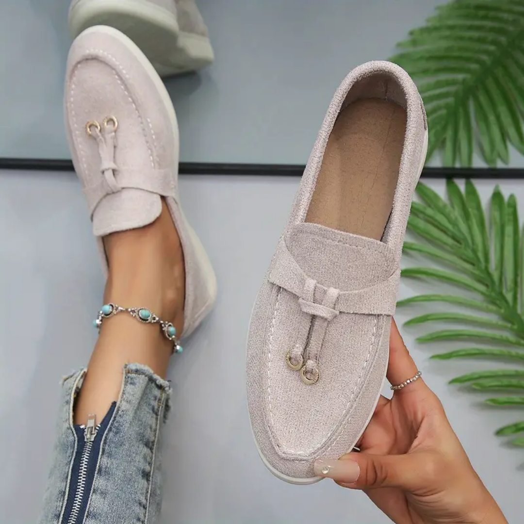 Lia: Elegante Plüsch-Loafer