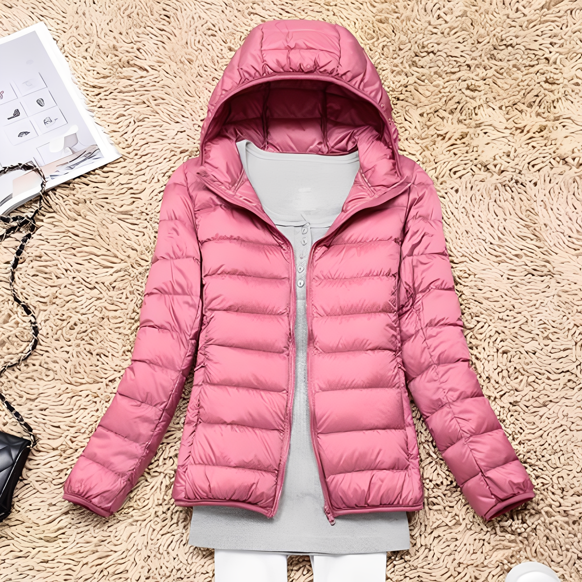 Krohn-e | Lässige Slim Down-Jacke für Frauen