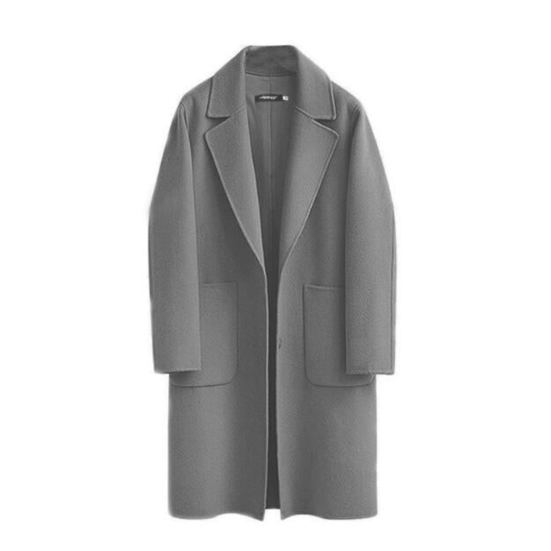 Krohn-e | Klassischer Winter Trenchcoat Für Damen Lang