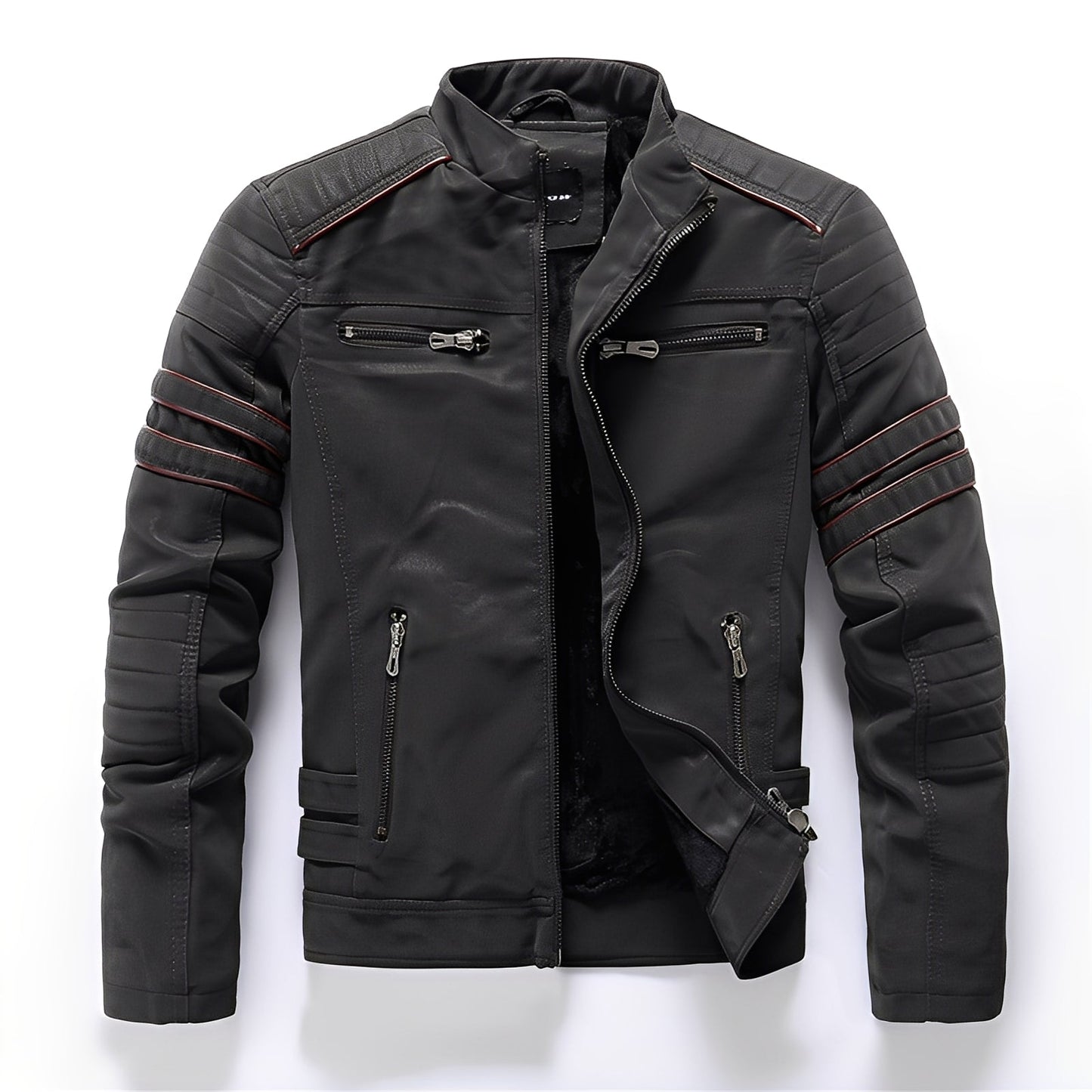 Krohn-e | Stylische Motorrad-Lederjacke für Herren