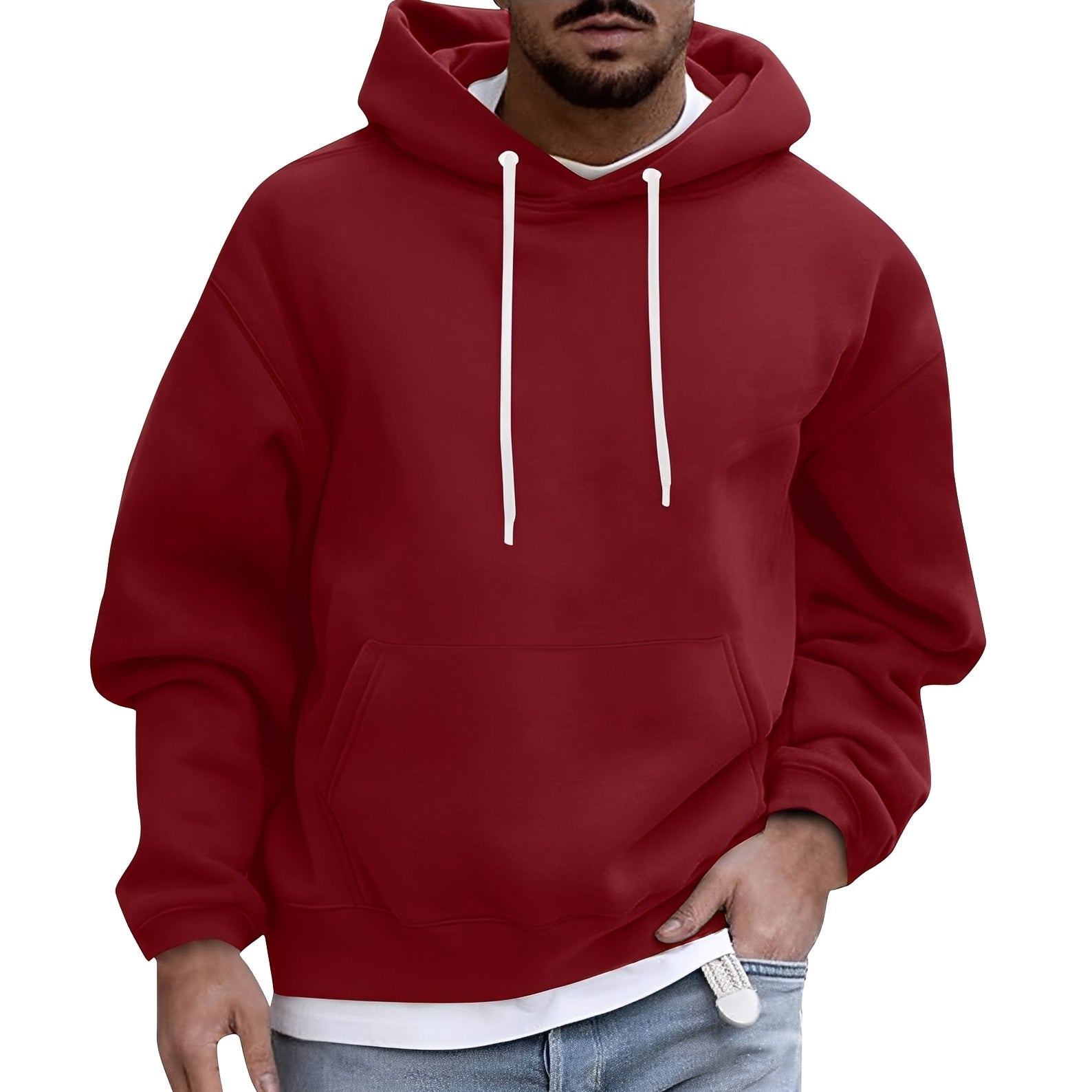 Krohn-e | Lässiger Hoodie mit Tasche für Männer