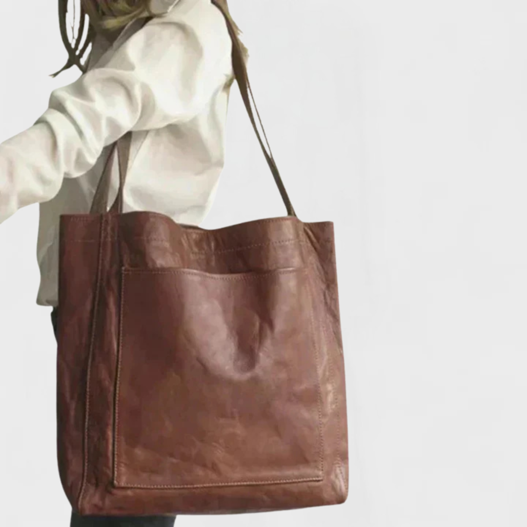 KROHN-E Damen Shopper Tasche Groß Funktional Robuste Henkel Alltag