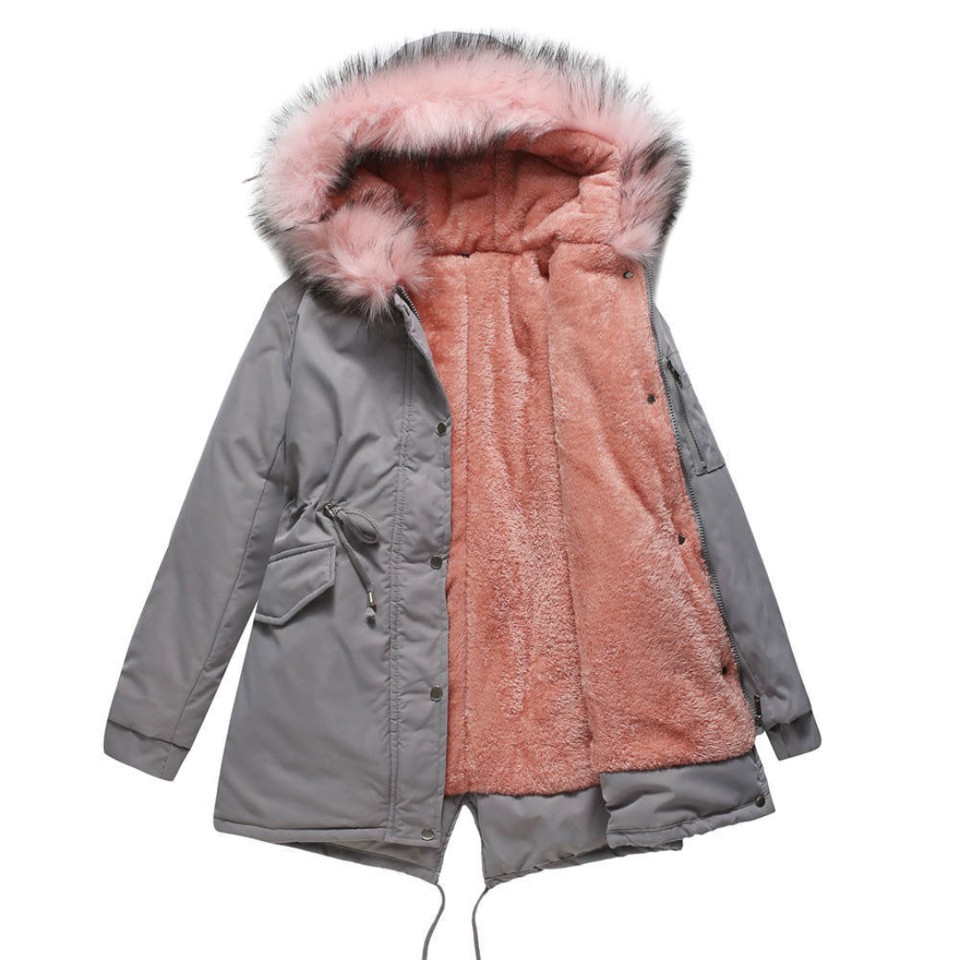 Krohn-e | Kapuze Winter Parka Jacke - Warme