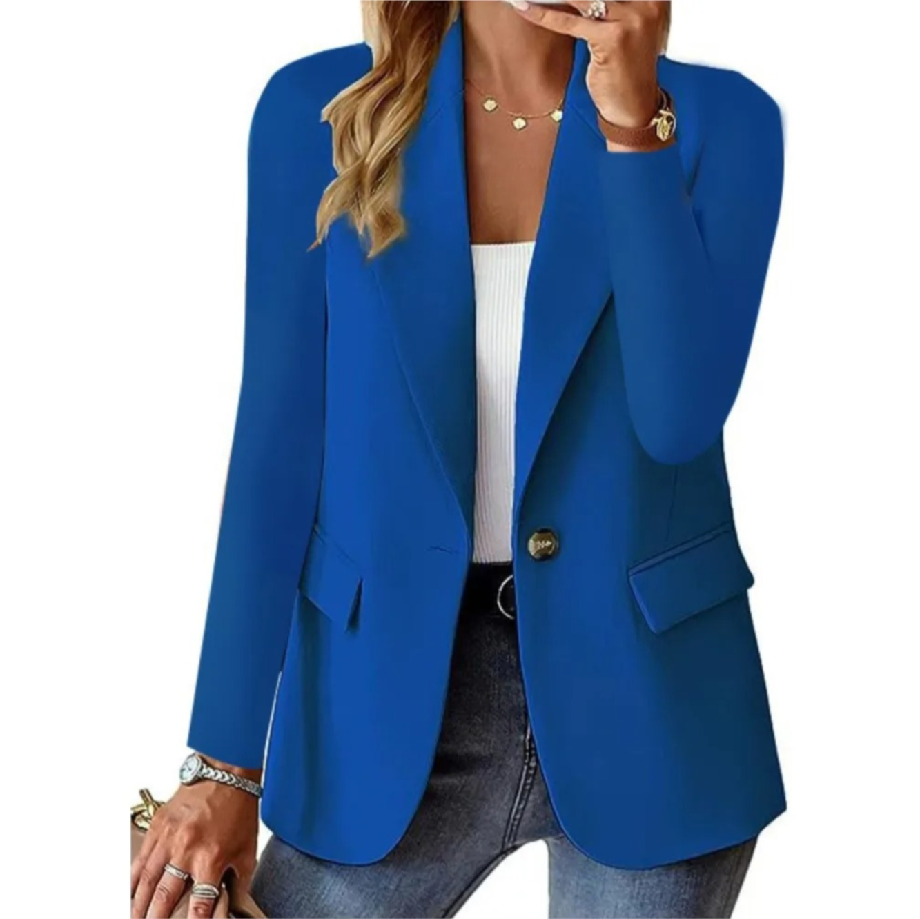 Krohn-e | Blazer Lange für Frauen Chic