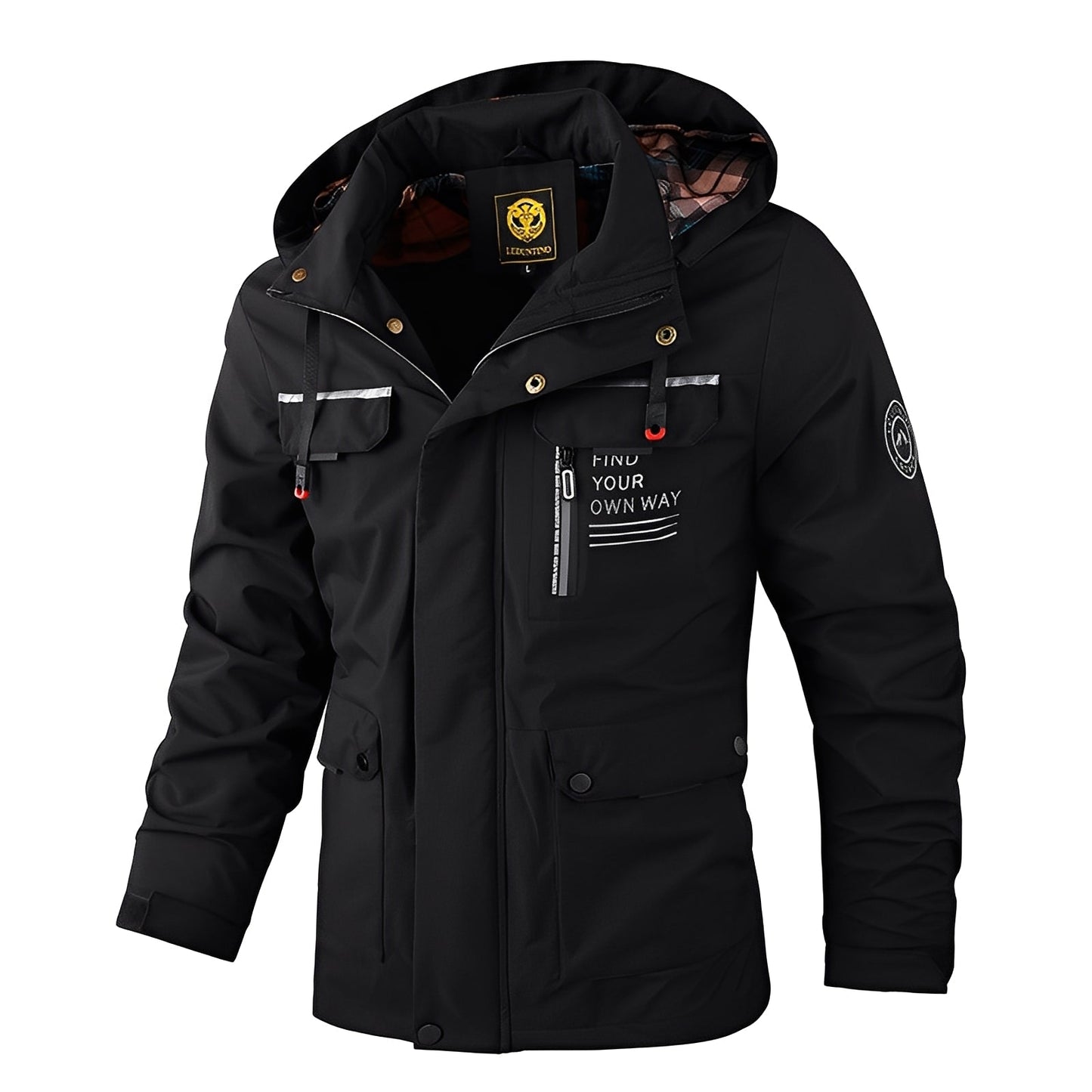 Krohn-e | Wetterfest, Dicke Outdoor-Jacke für Männer
