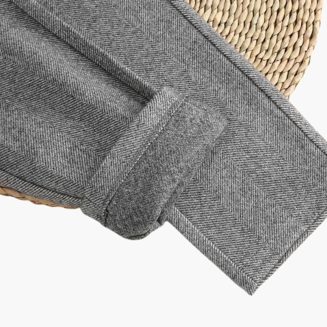 KROHN-E Damen Elegante Stoffhose Klassische Passform Vielseitiges Design