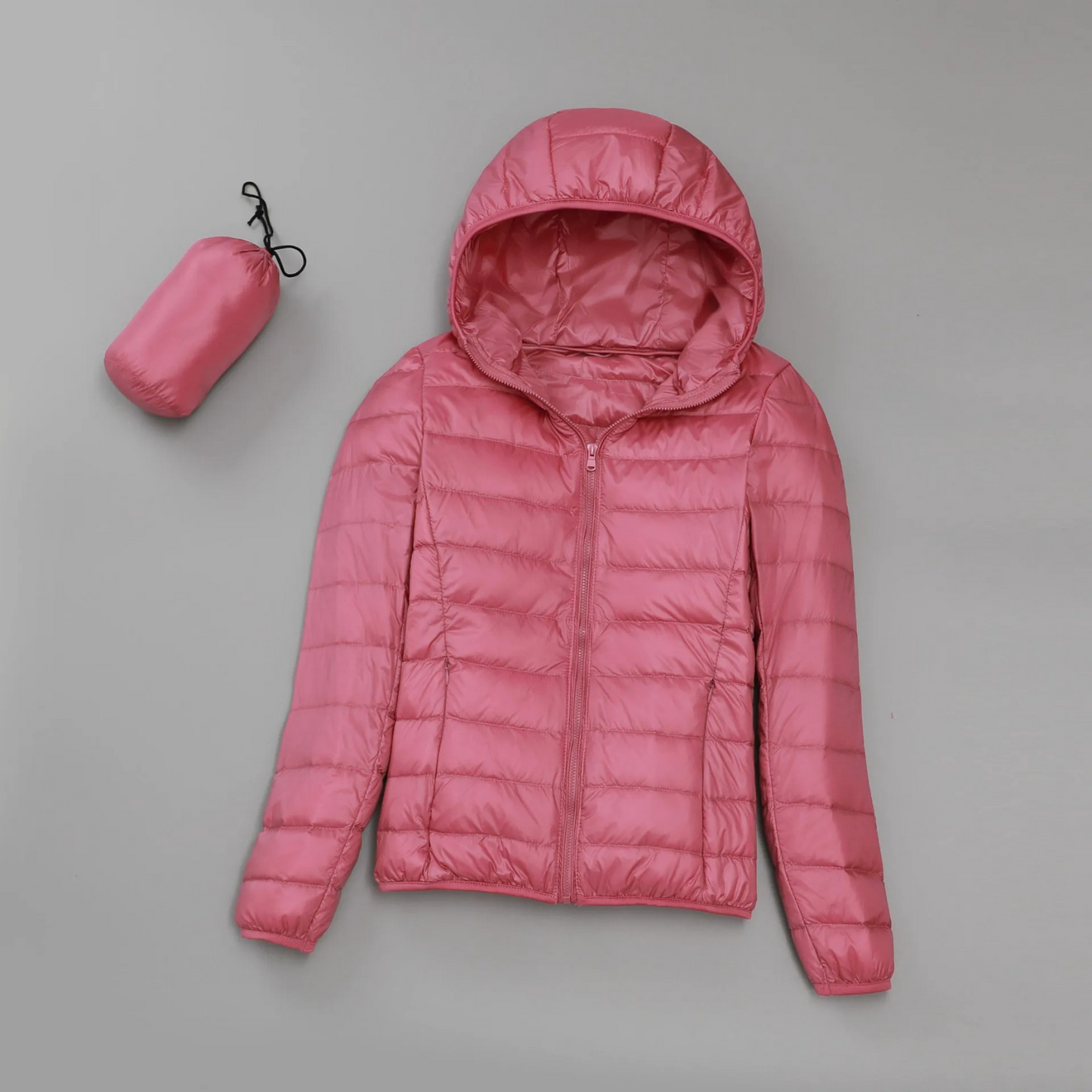 Krohn-e | Leichtgewichtjacke mit Kapuze Polyester Ideal für Den Alltag