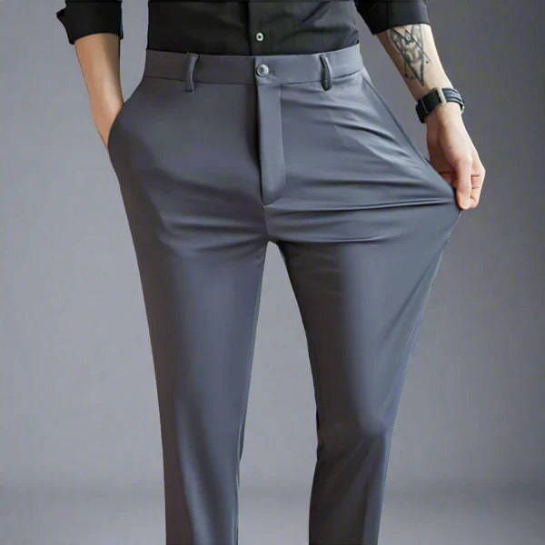 Herren-Slim-Fit-Hosen von Jerom mit elastischem Bund