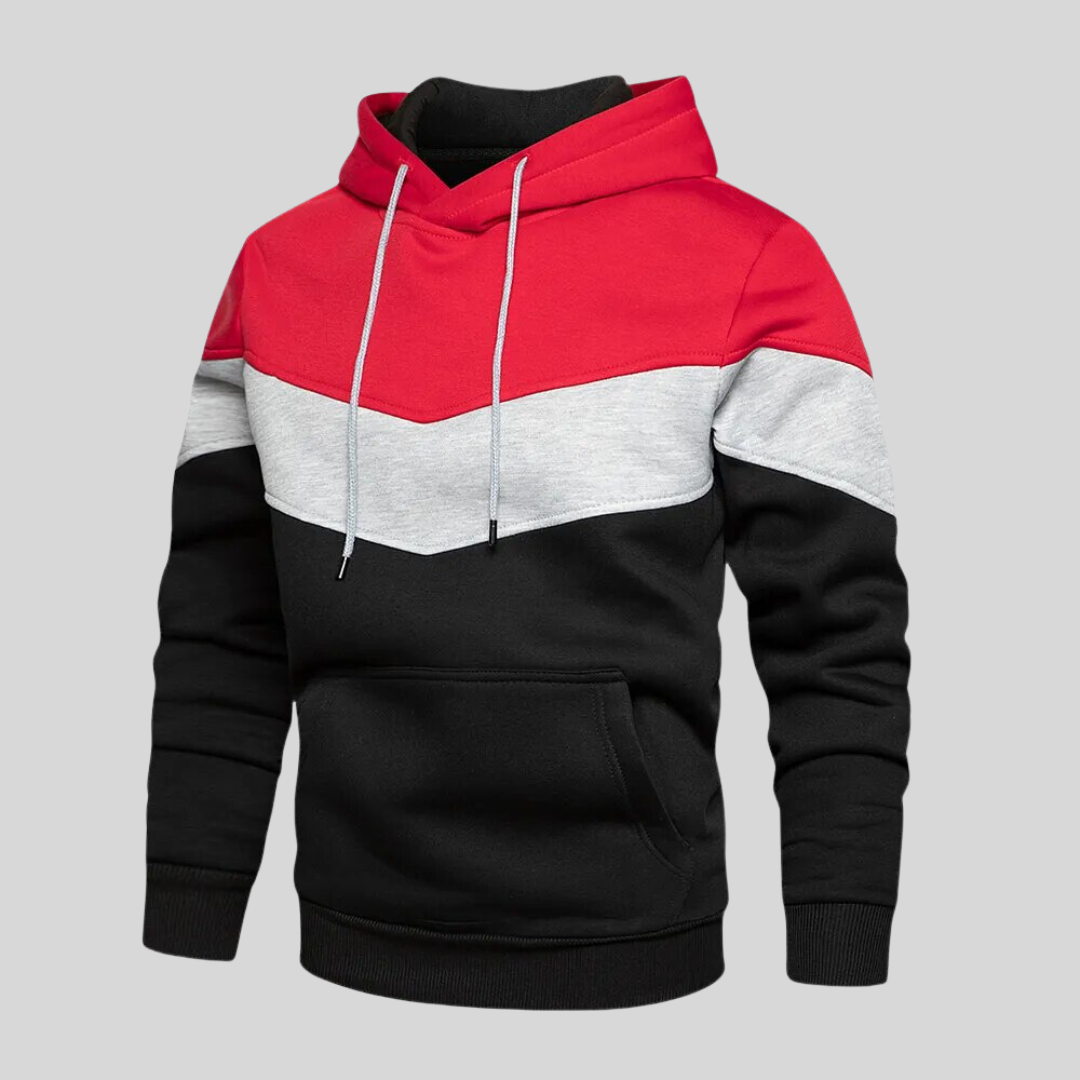 Fudus Patchwork Design Sweatshirt