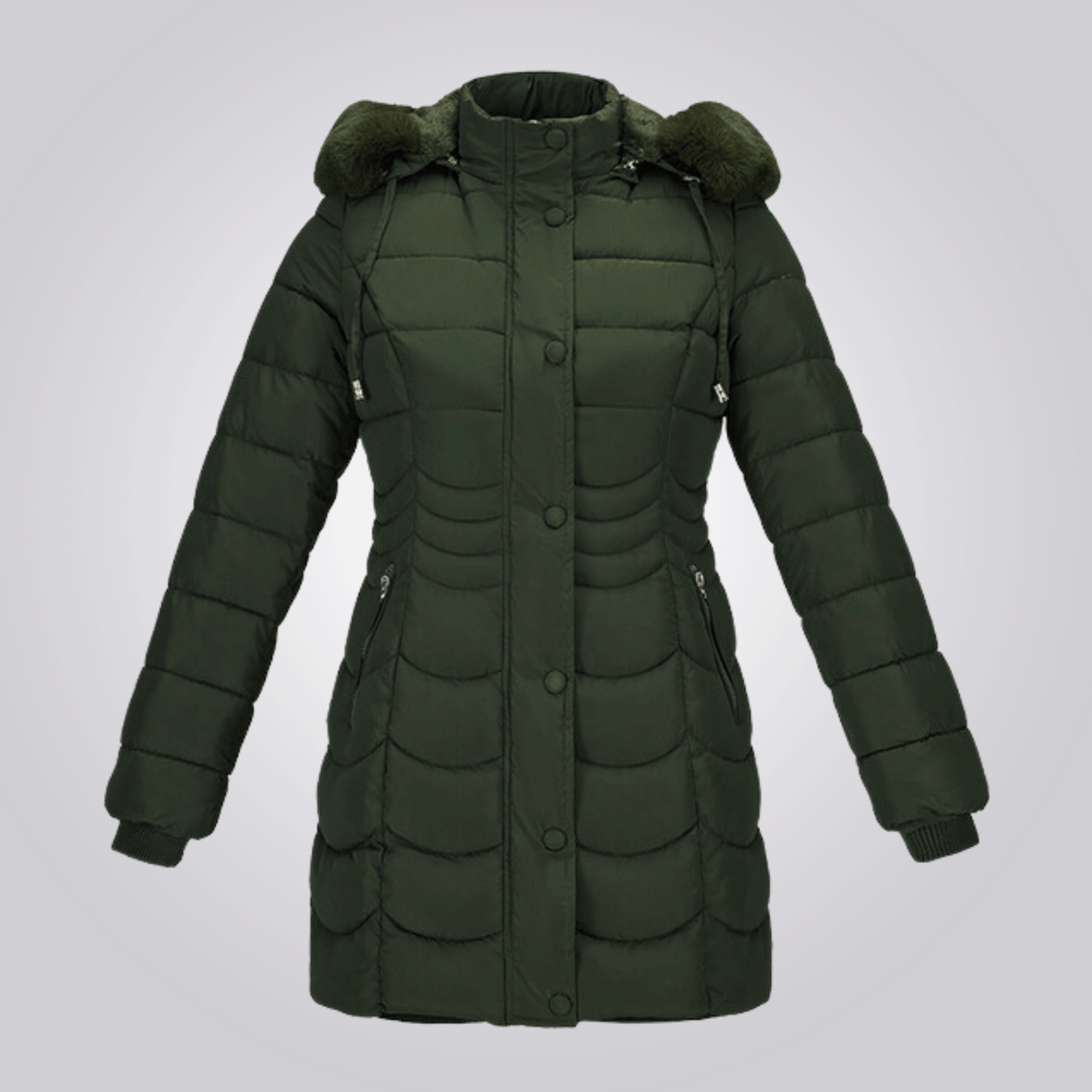 Krohn-e | Eleganter Lange Wintermantel für Frauen