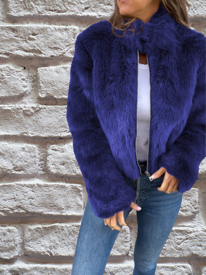 Krohn-e | Luxus Damen-Felljacke