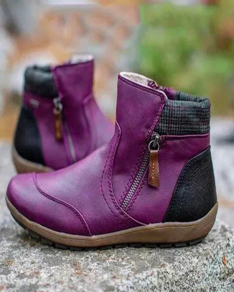Krohn-e | Wasserdichte Orthopädische Stiefel mit Hochwertigem Reißverschluss