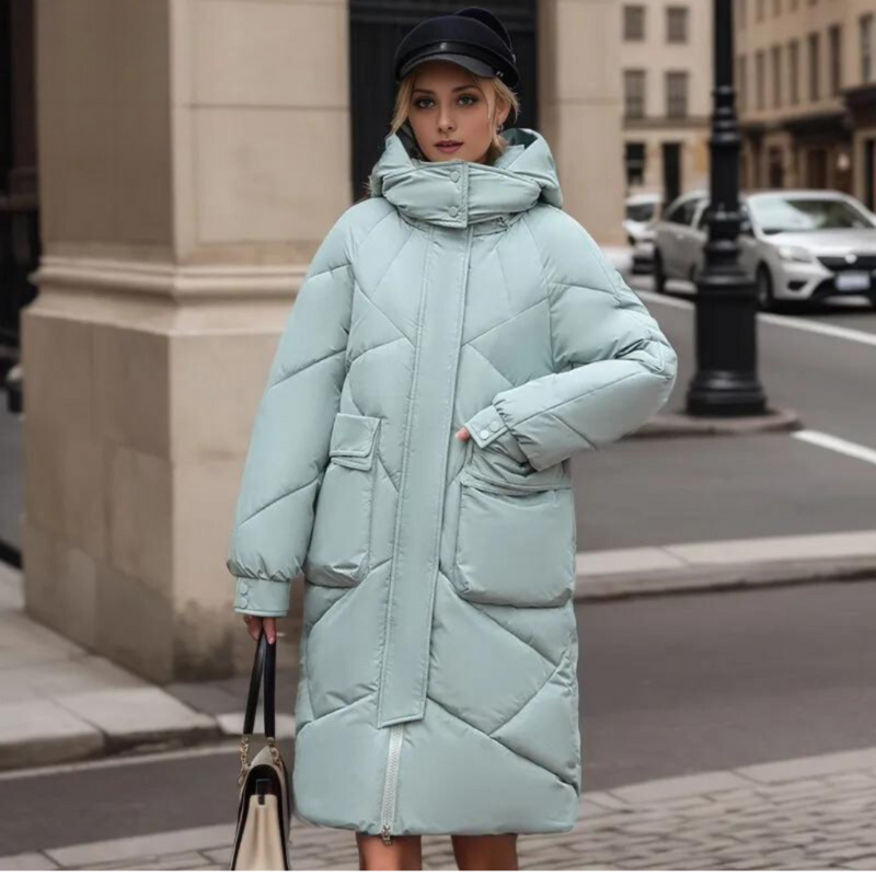Krohn-e | Lange Jacke für Frauen Winter Warm