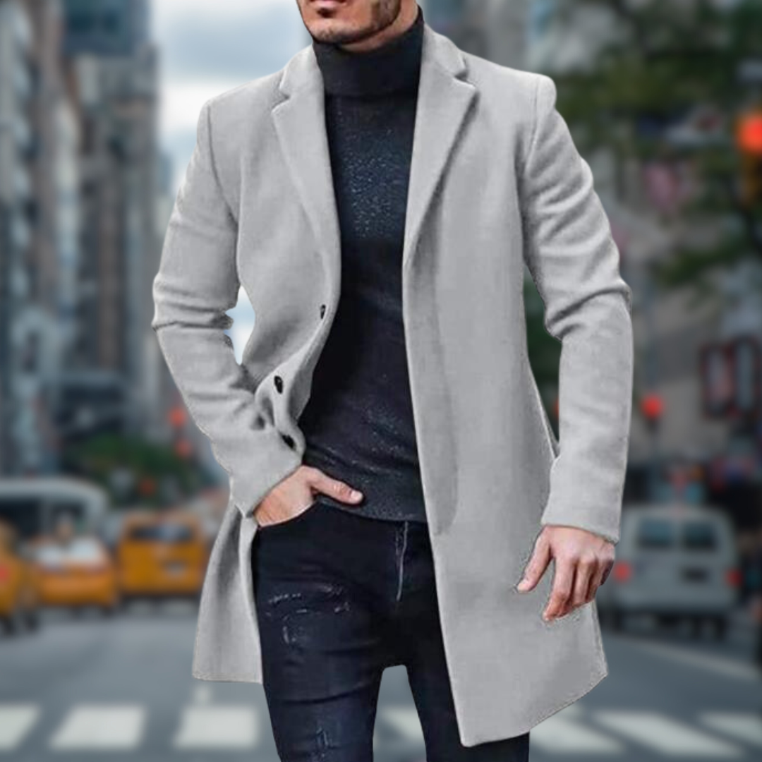 Krohn-e | Belloni Klassischer Langer Trenchcoat - Stilvoll & Komfortabel