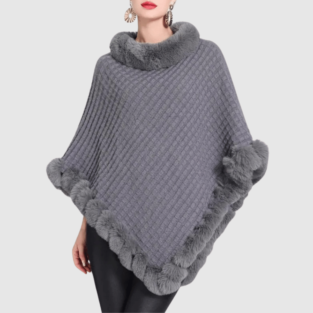 Krohn-e | Weich Gewebter Poncho