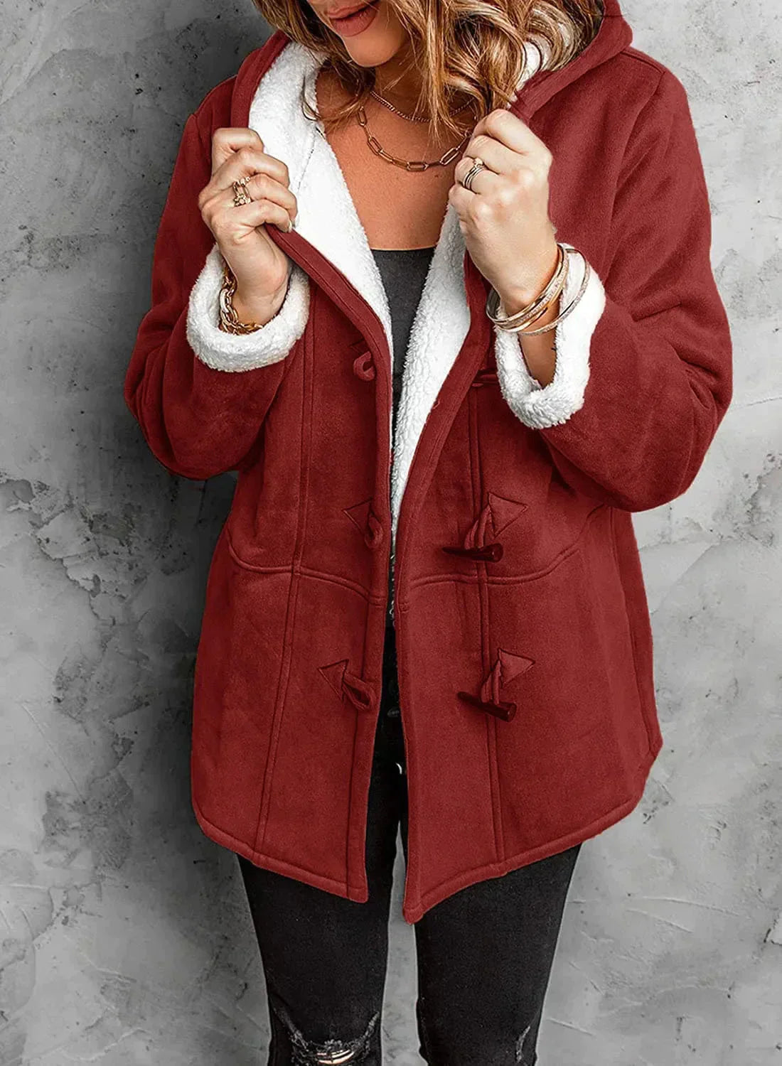 Krohn-e | Warme Jacke mit Kapuze