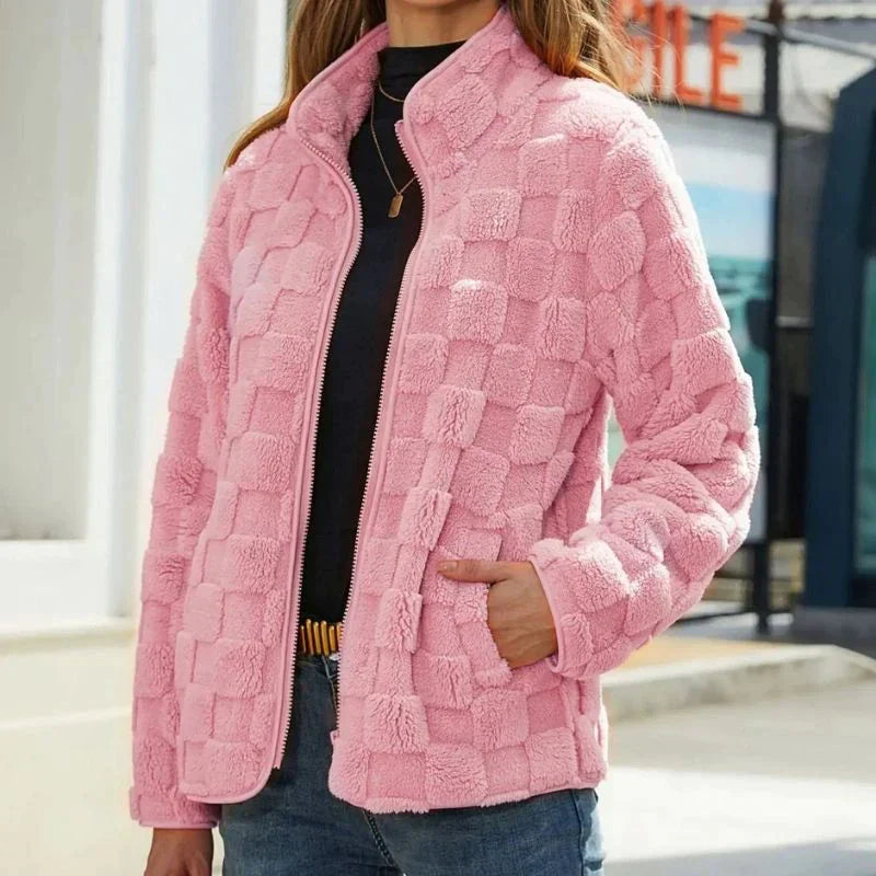 Krohn-e | Karierte Winterjacke für Damen