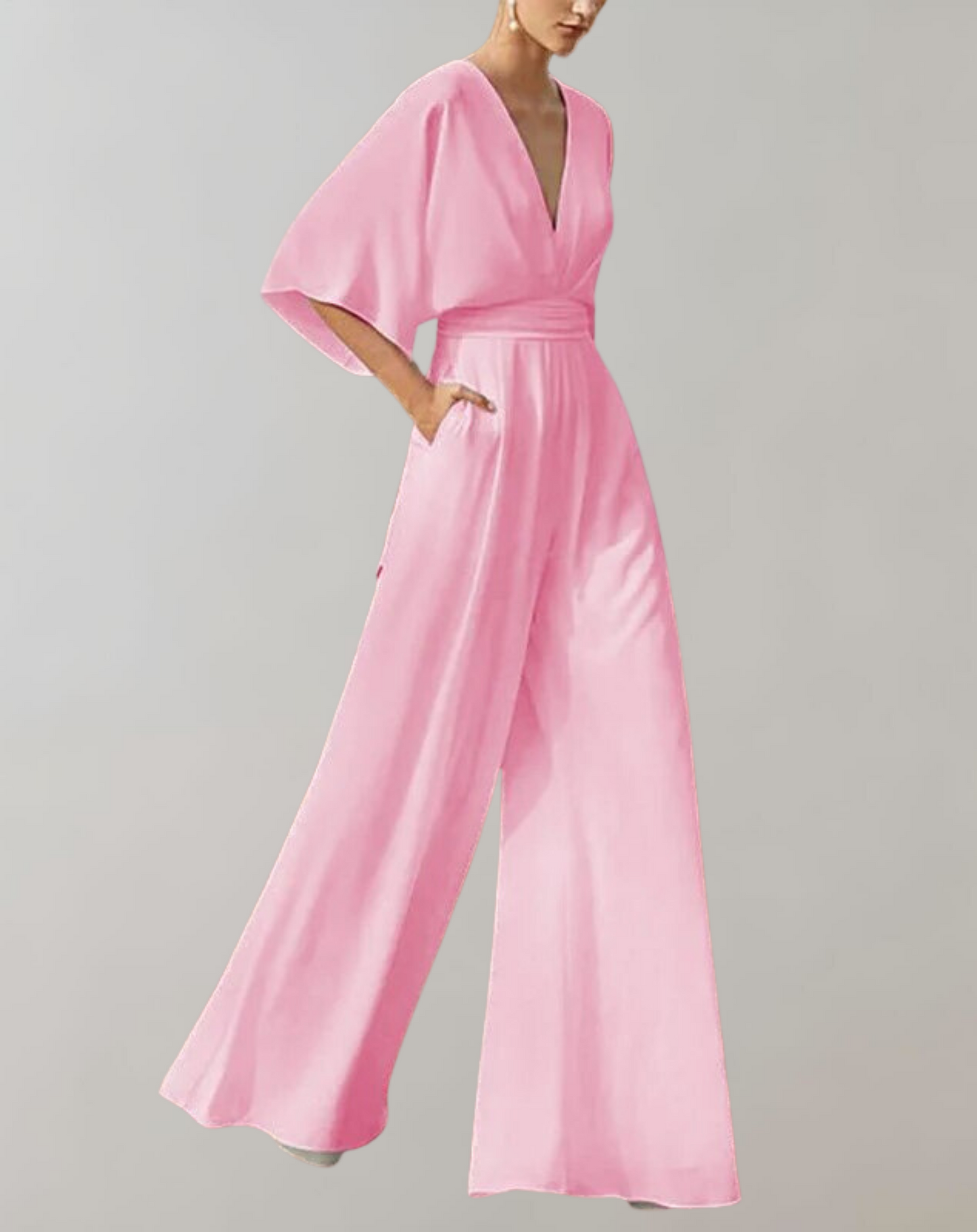 Yoko:  Lockerer Jumpsuit mit weitem Bein