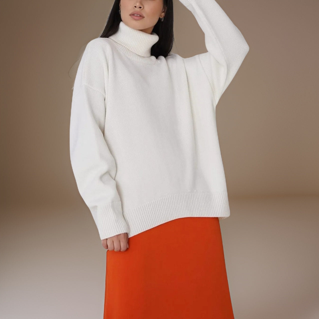 Krohn-e | Rollkragenpullover für Damen Winter