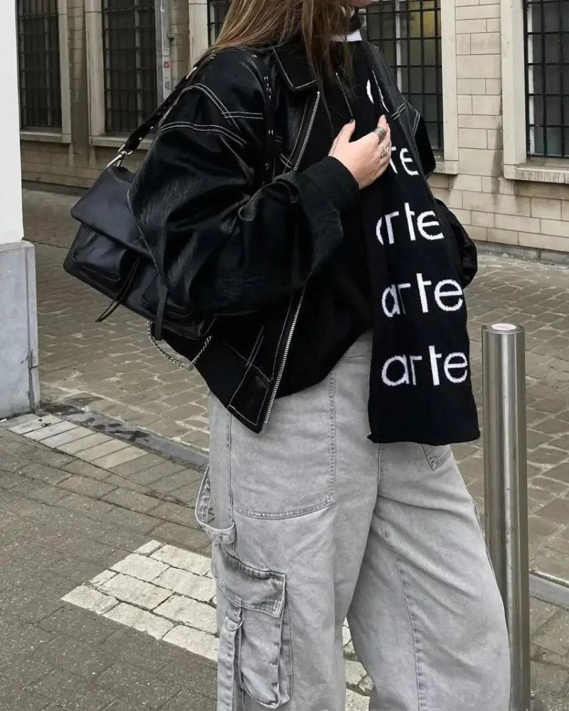 Krohn-e | Schicke Lederbomberjacke für Damen Khalil