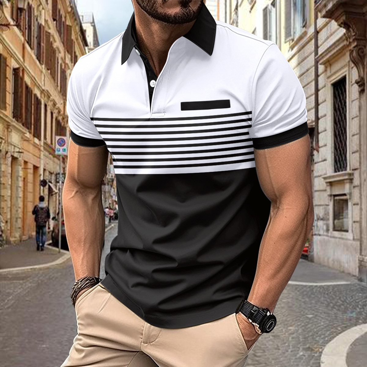 Modernes Herren-Poloshirt für alle Gelegenheiten