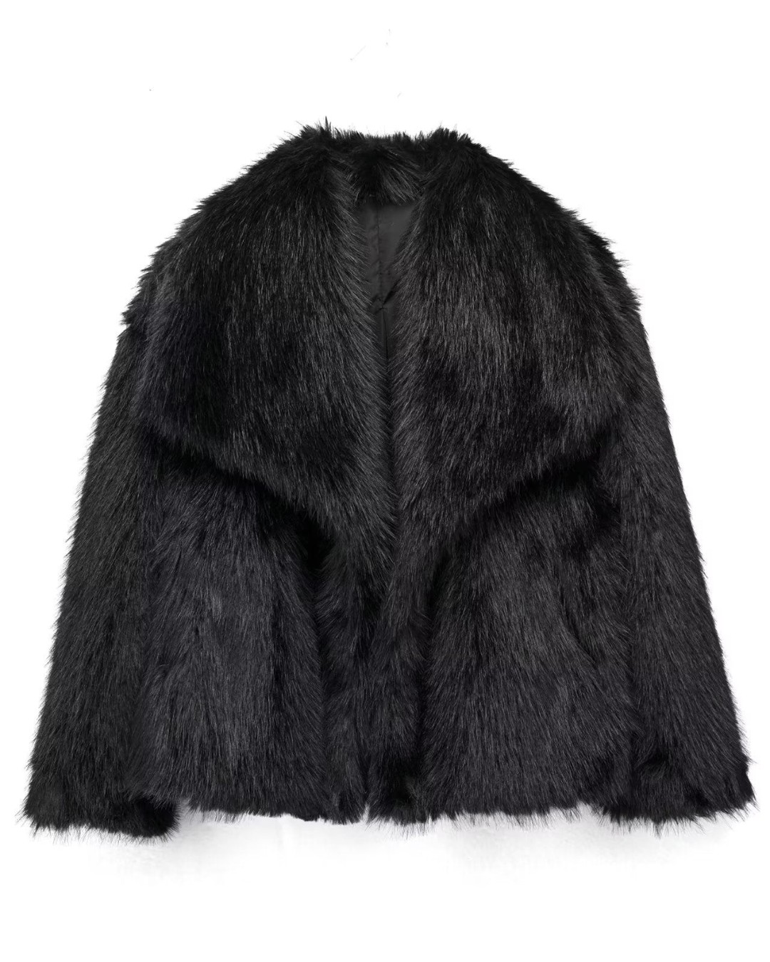 Krohn-e | Fur Coat Damen Reguläre Passform Belle Couture Fp 22 Essentielle Eleganz