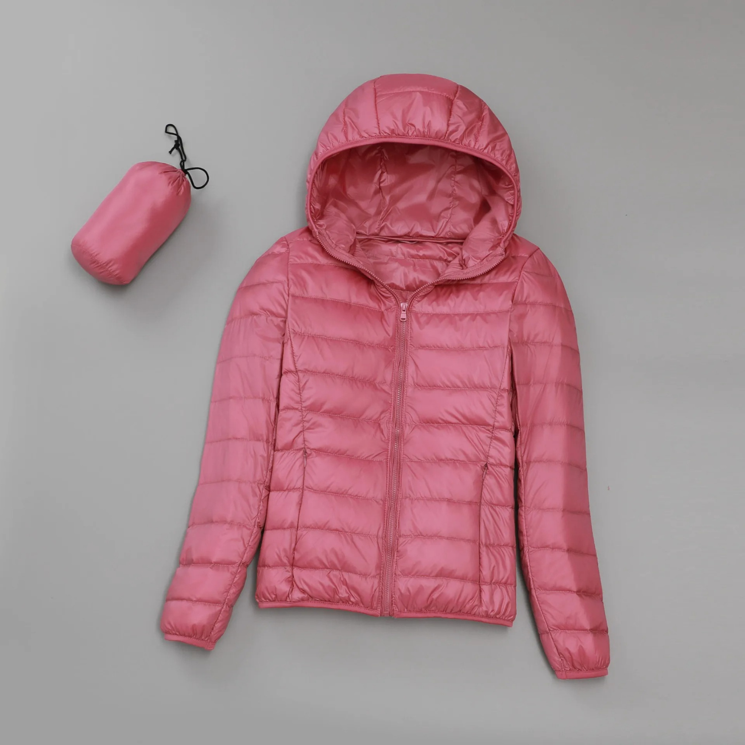 Krohn-e | Jacke - Leichtes Packbares - Ge Quiltetes Isoliertes Kapuzen Design