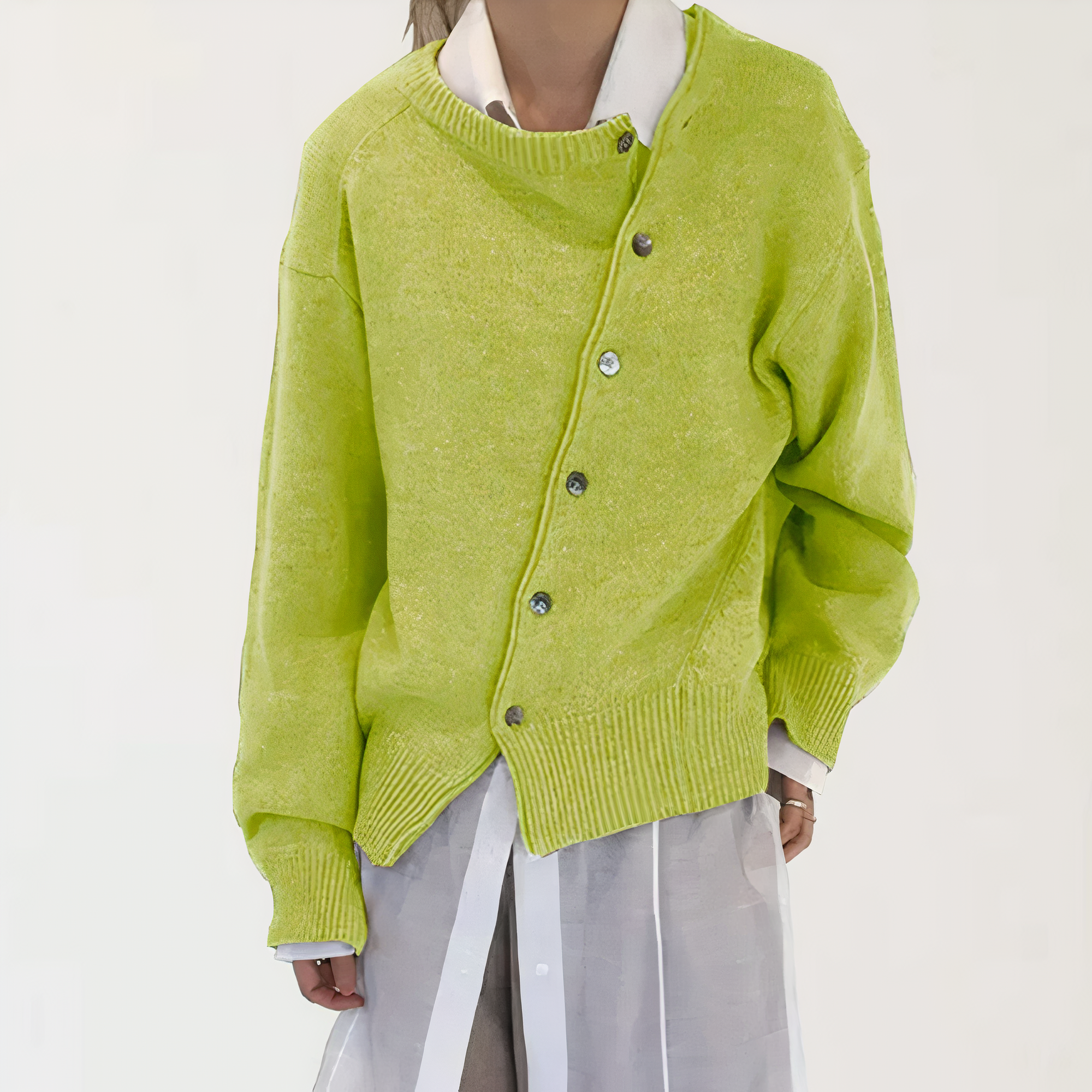 Damen Cardigan mit asymmetrischem Schnitt