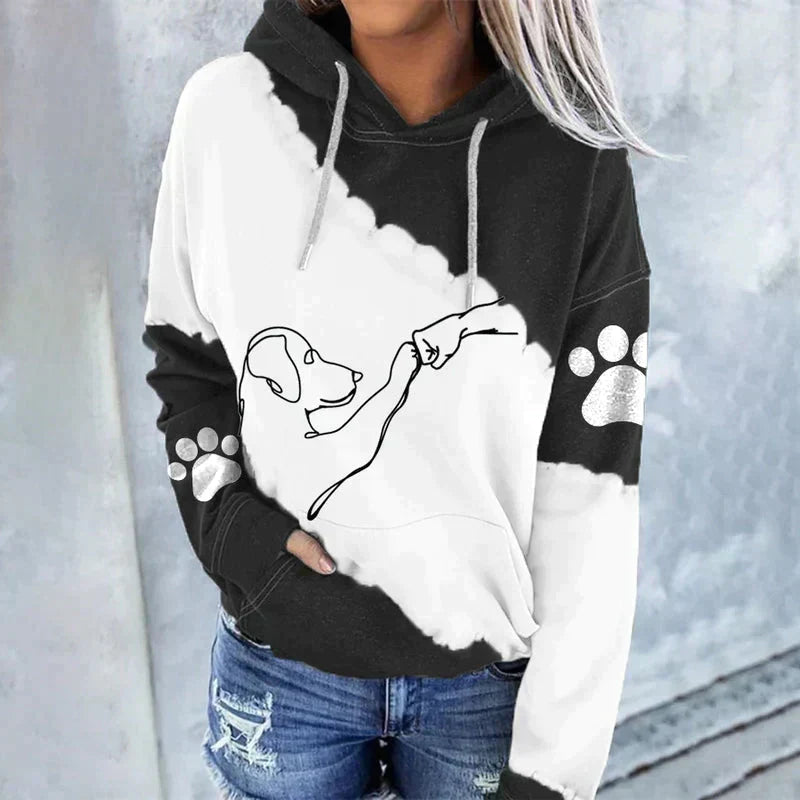 Fudus Hoodie mit angenehmem grafischem Design