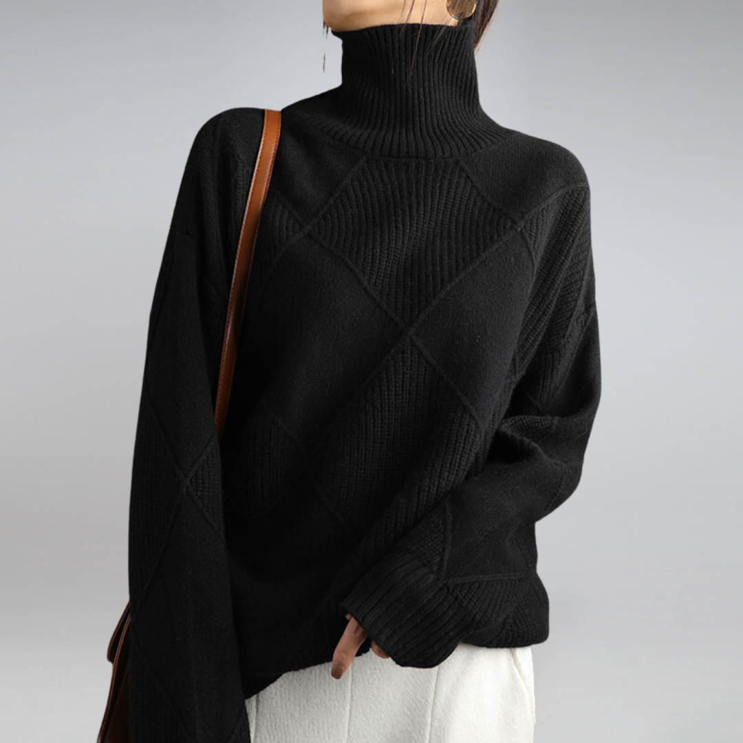 Krohn-e | Kaschmirrollkragenpullover für Frauen