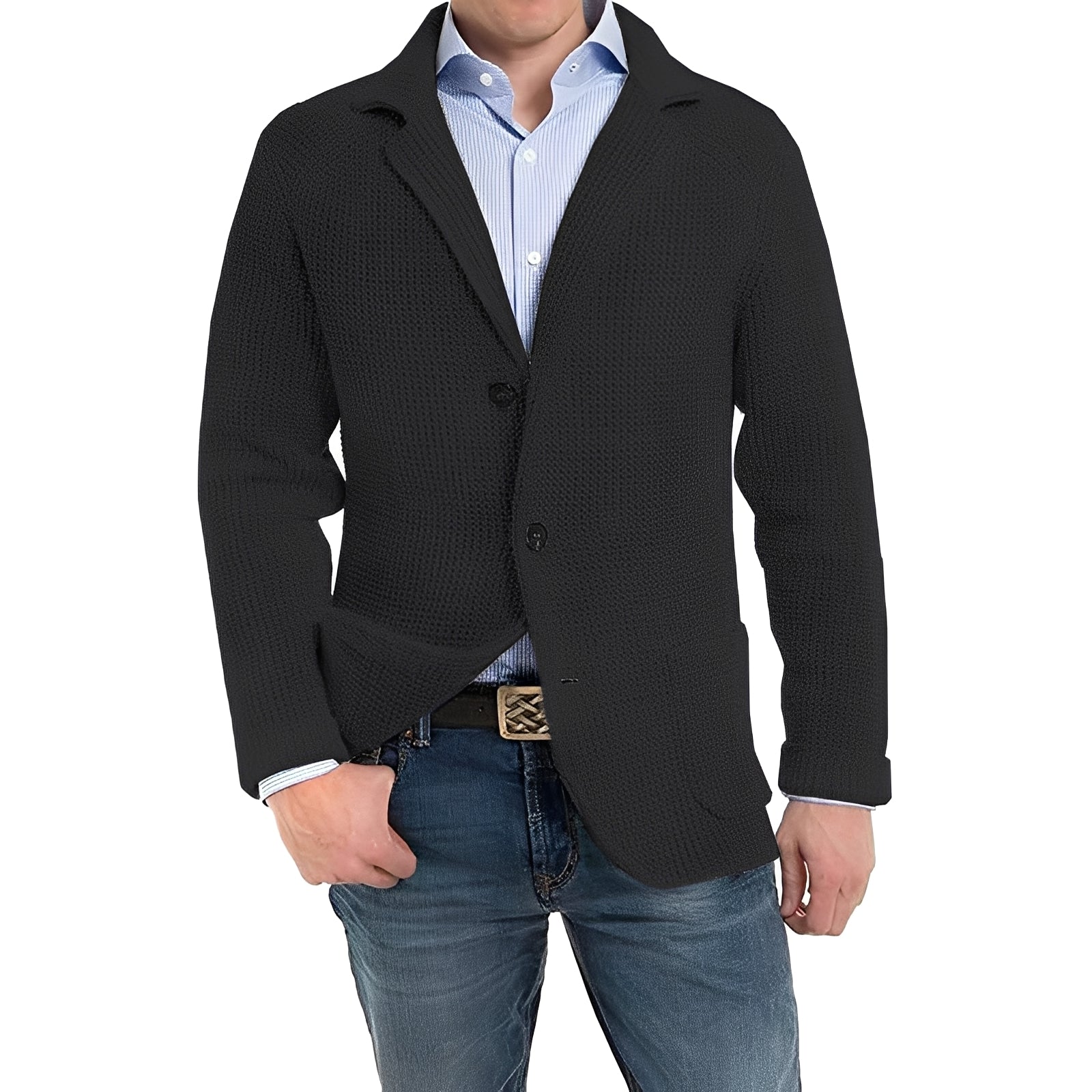 Krohn-e | Elegante Jacke mit Klapptaschen für Männer