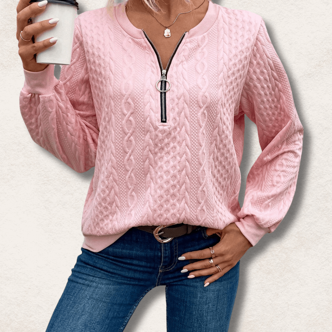 Krohn-e | Pullover mit Reißverschluss