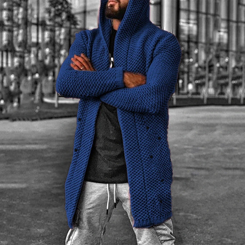 Herren Kapuzenpullover aus Strick