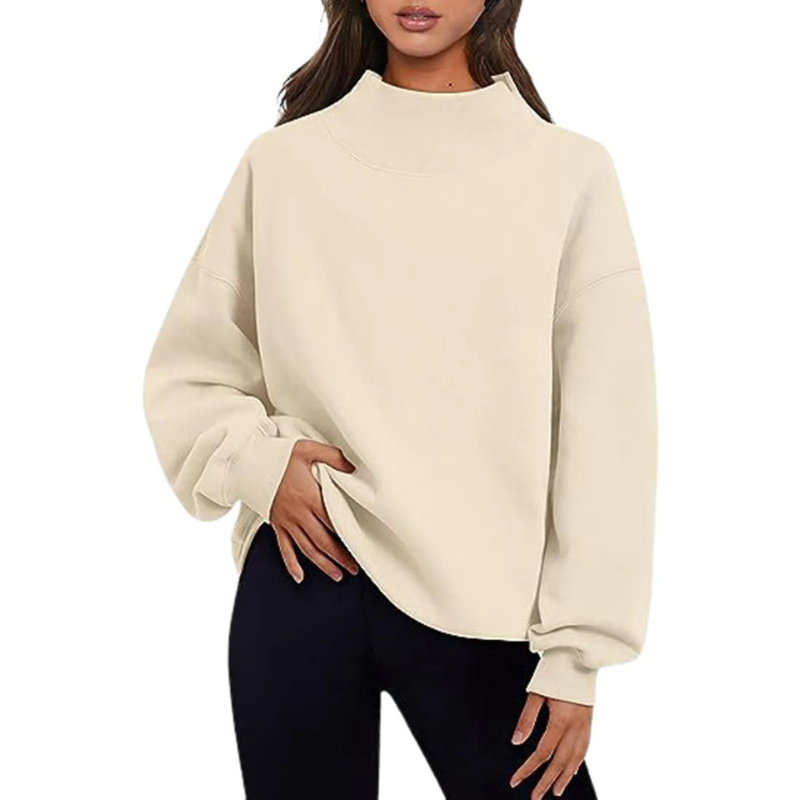 Krohn-e | Sweater - Basic Loose-Fit Langarm-Sweater