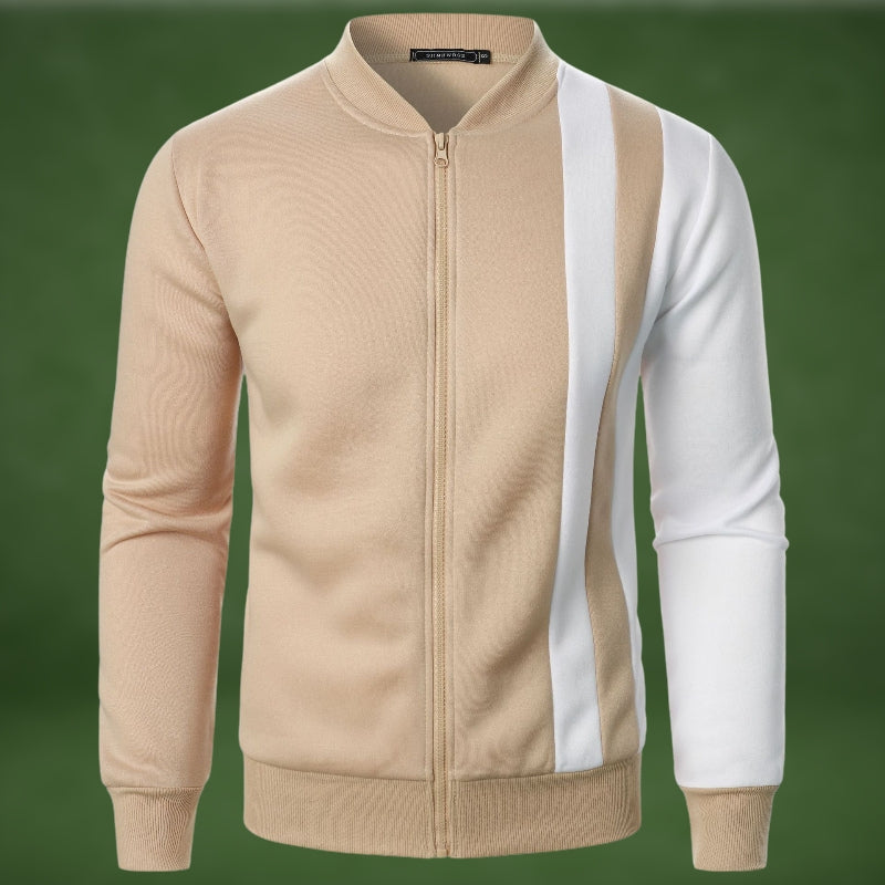 Krohn-e | Sportliches Sweatshirt mit Reißverschluss Polyester-mischung Dynamisches Design