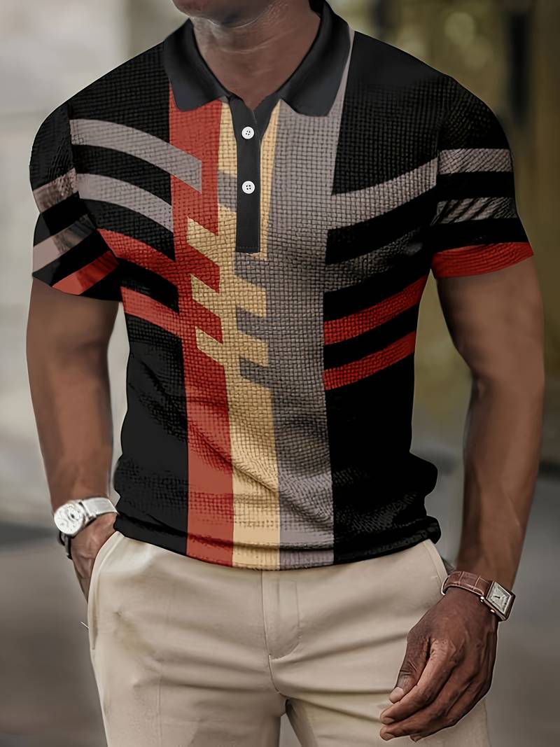 Herren Polo Shirt im lässigen Vintage-Look