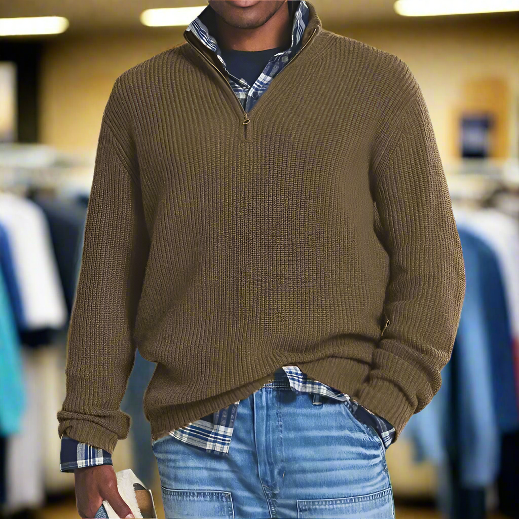 Fudus Reißverschluss-Pullover zum Wärmen