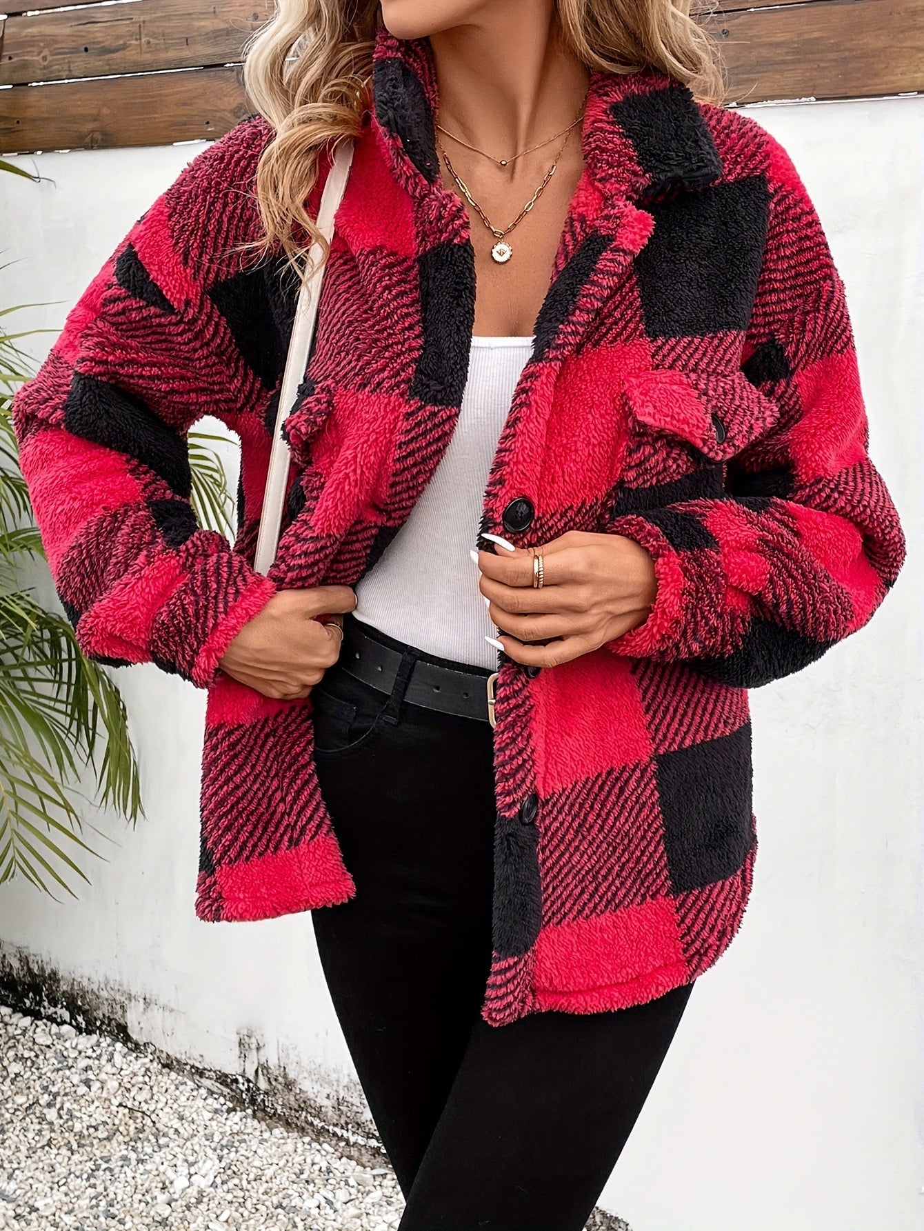 Krohn-e | Flanellhemd mit Karos Polyester Warm und Stilvoll