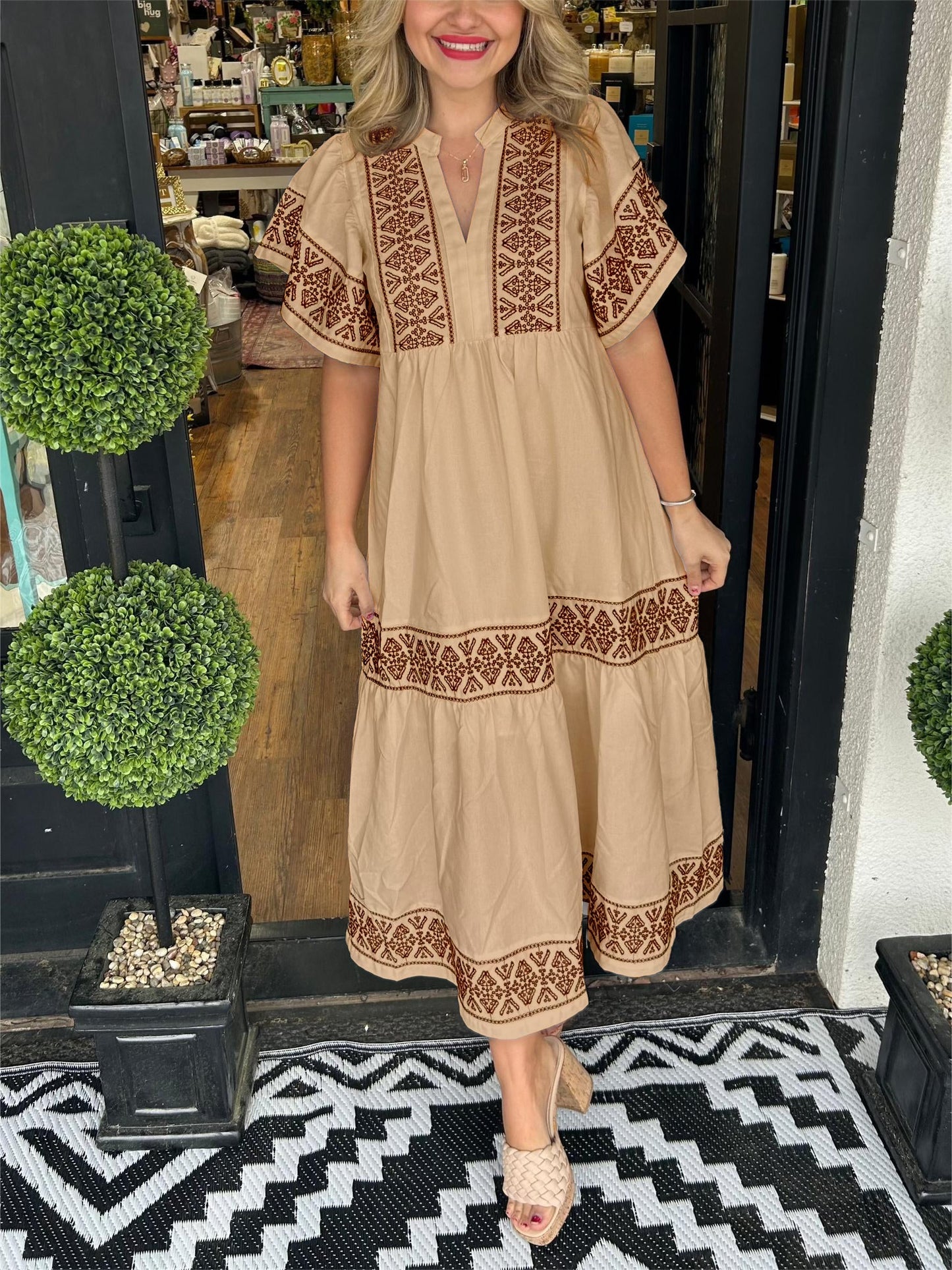 Maxikleid Adriana im Boho-Stil