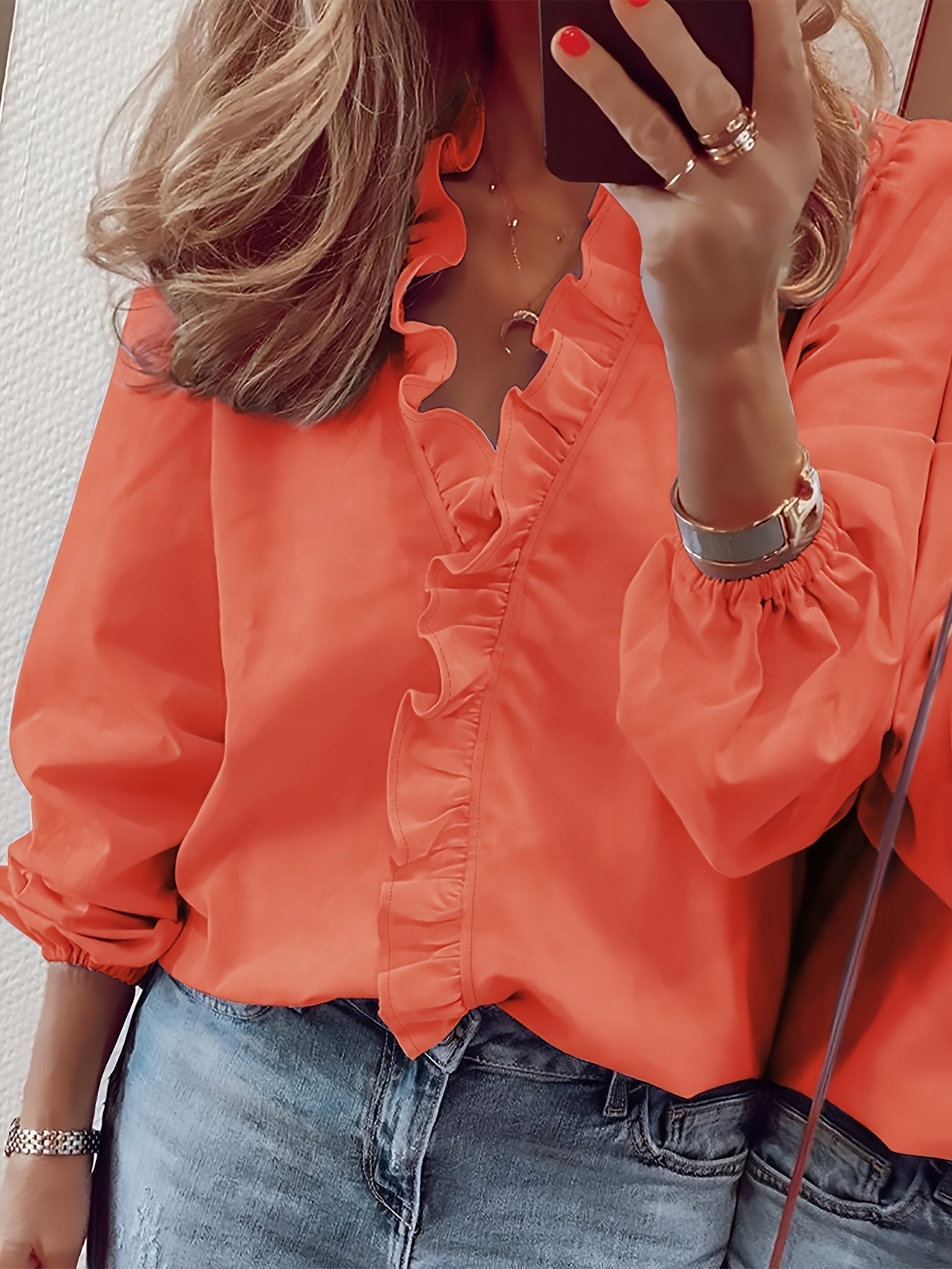 Leichtes Damen-Langarmshirt von Fudus